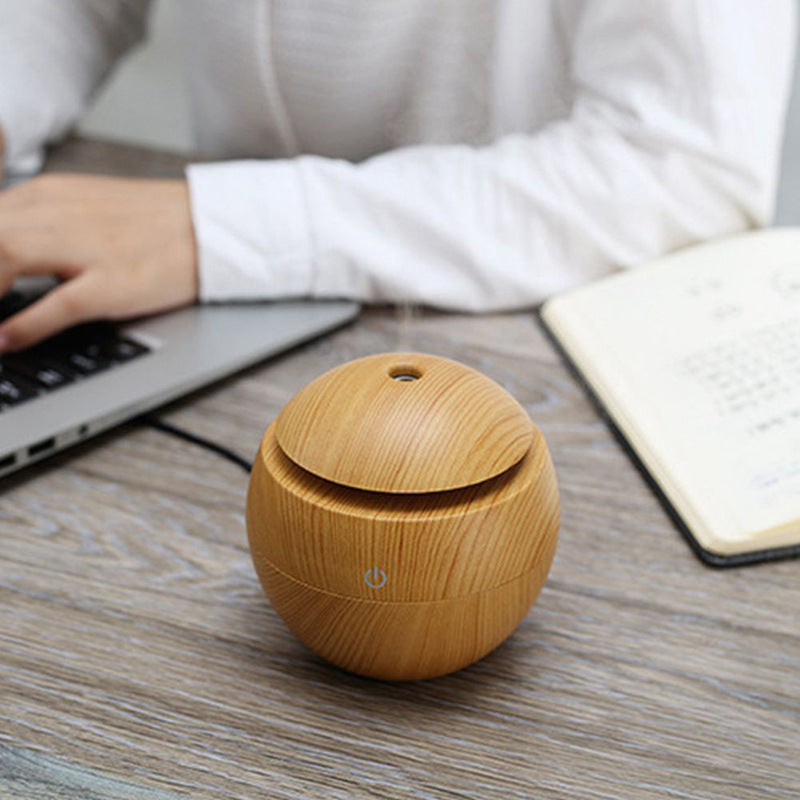 Mushroom Wood Grain USB Humidifier