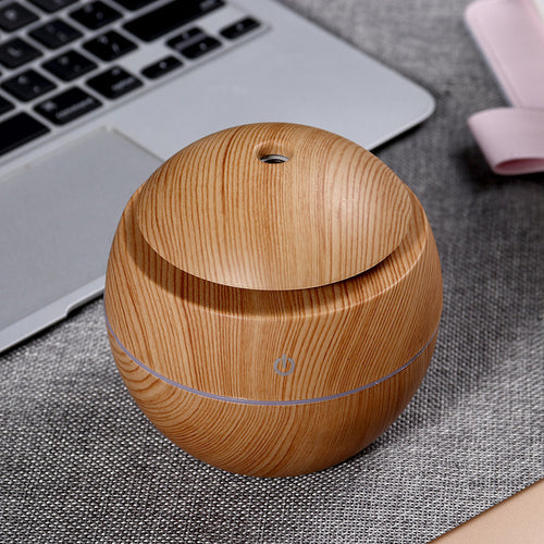 Mushroom Wood Grain USB Humidifier