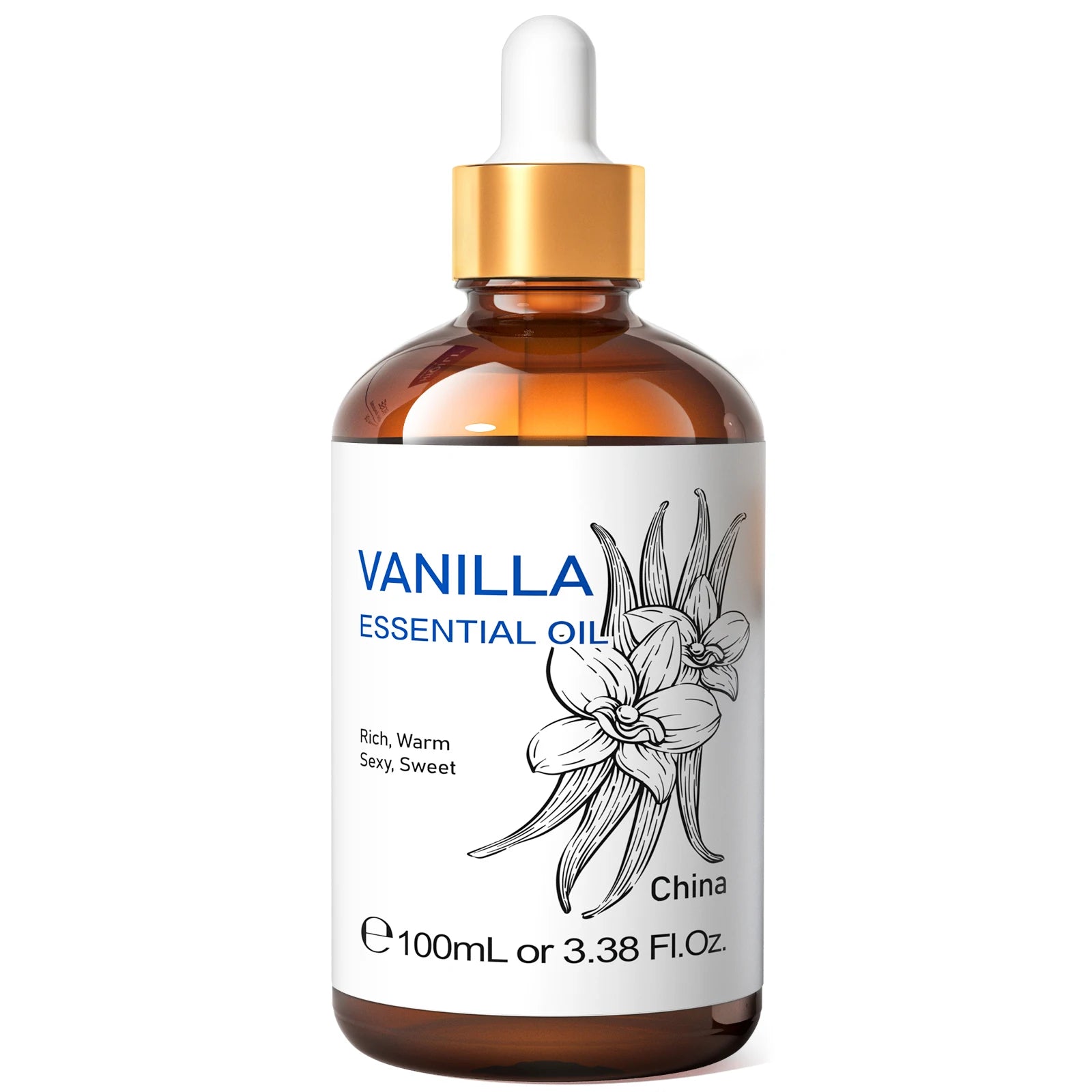 HIQILI 100ML Essential Oils,100% Pure Nature for Aromatherapy, Diffuser, Humidifier, Massage, Relieve Anxiety & Stress