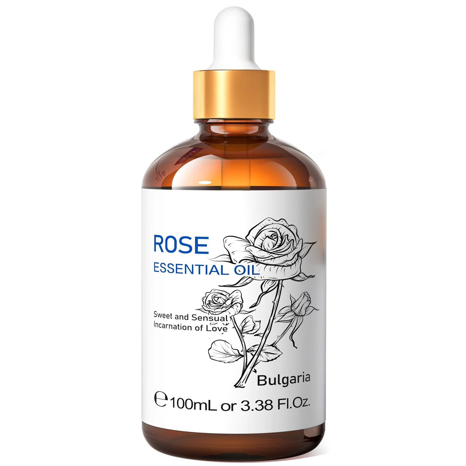 HIQILI 100ML Essential Oils,100% Pure Nature for Aromatherapy, Diffuser, Humidifier, Massage, Relieve Anxiety & Stress