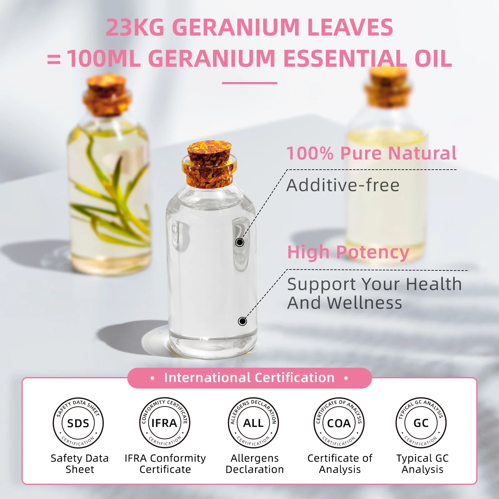 HIQILI 100ML Essential Oils,100% Pure Nature for Aromatherapy, Diffuser, Humidifier, Massage, Relieve Anxiety & Stress