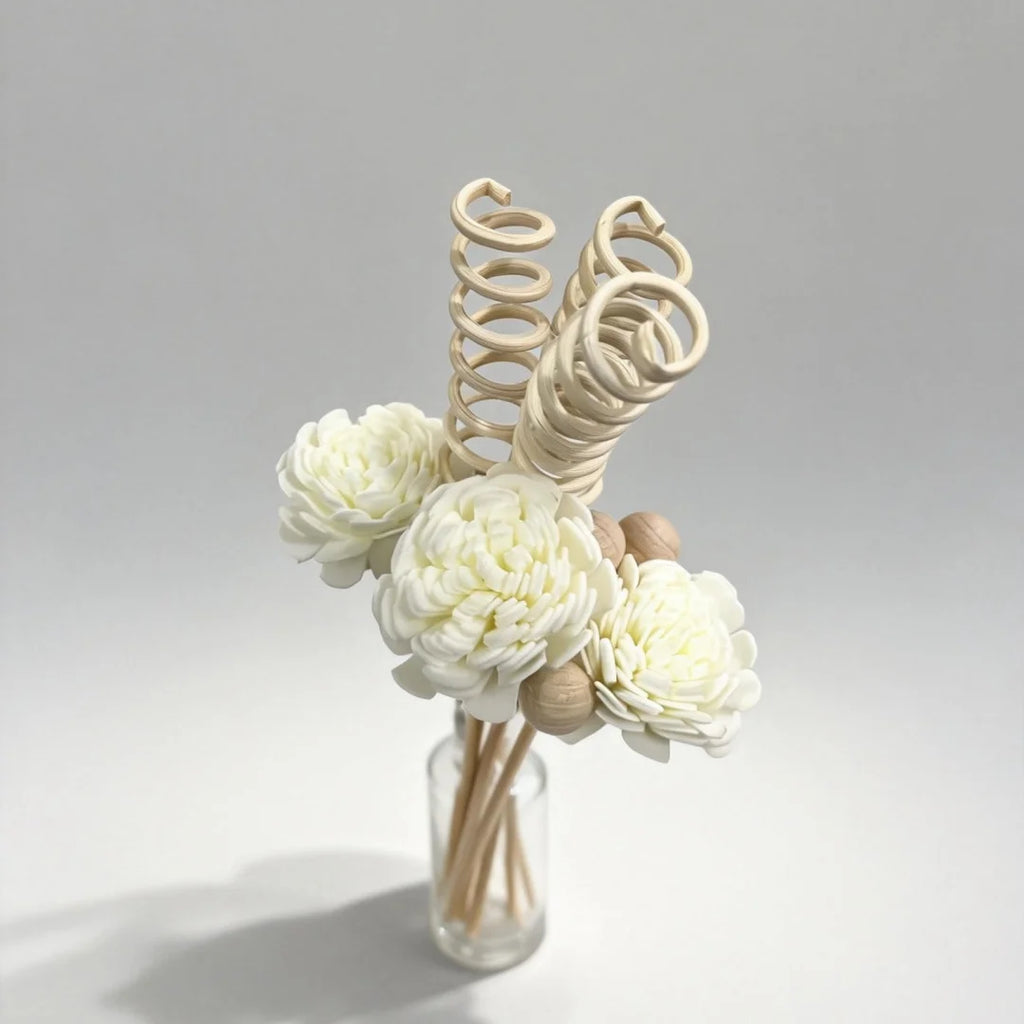 Premium Rattan Reed Diffuser Sticks – Artificial Flower Aroma Refills for Home Fragrance