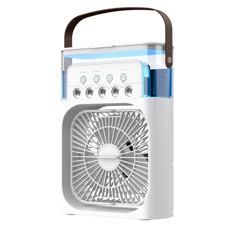 Multifunctional USB Desktop Humidifier Fan with Light